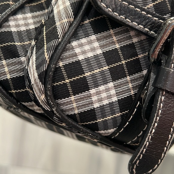 Burberry Blue Label Japan Exclusive Black Check Handbag EUC - Picture 17 of 17